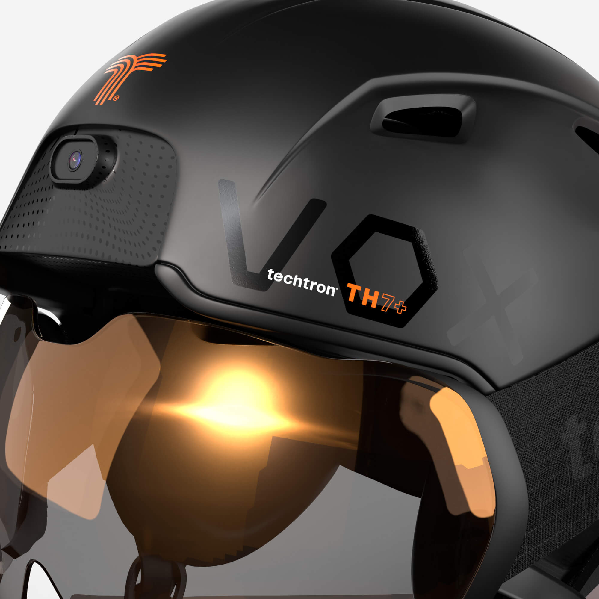 techtron TH7+ VOX Smart Helmet - Skiing techtron
