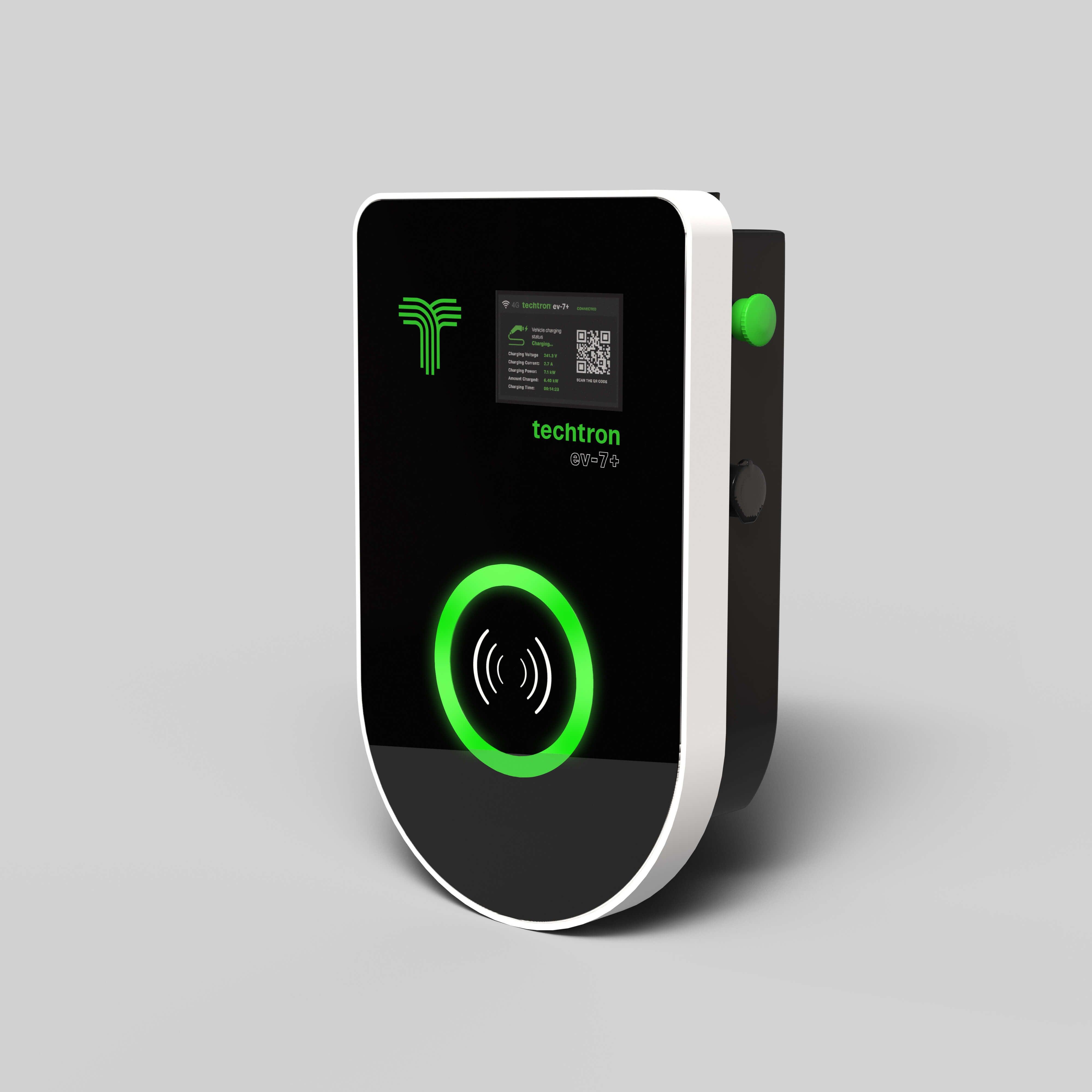 techtron ev-7+ 7.2 kW (level 2) Type 2 ev-Charger techtron